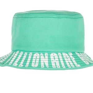 Billionaire Boys Club Teal Bucket Hat with White Text